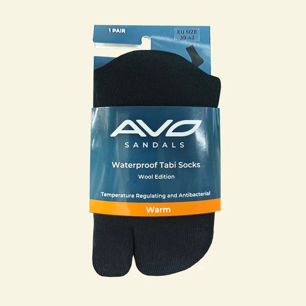 AVO Sandals Waterdichte Tabi Sokken Wool Edition