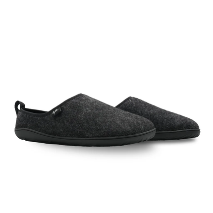 Aylla Wasi Slipper Felt Black Vrouwen