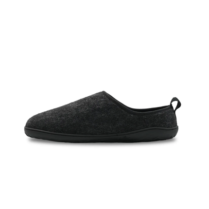 Aylla Wasi Slipper Felt Black Vrouwen