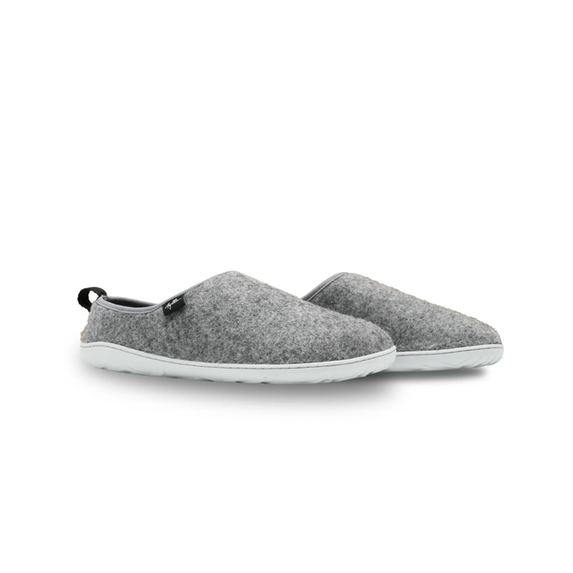 Aylla Wasi Slipper Felt Grey Vrouwen