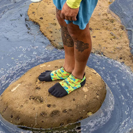 Injinji Artist Designed Sunny San Diego No-Show Sharks