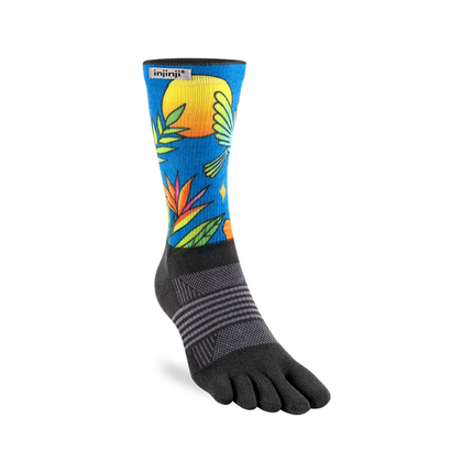 Injinji Artist Designed Sunny San Diego Women's Crew Parrot