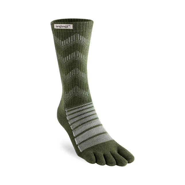 Injinji Outdoor Midweight Crew Wool Forest
