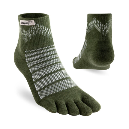 Injinji Outdoor Midweight Mini-Crew Wool Forest