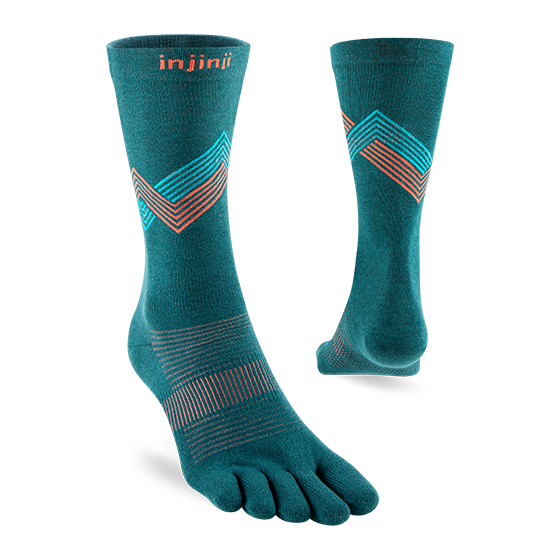 Injinji Run Lightweight Crew Coolmax Lagoon