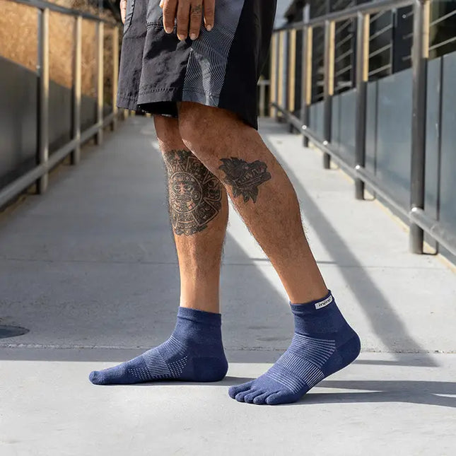 Injinji Run Lightweight Mini-Crew Coolmax Navy