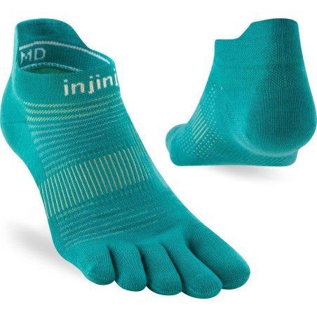 Injinji Run Lightweight No-Show Coolmax Atlantis