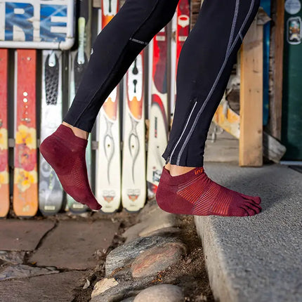 Injinji Run Lightweight No-Show Coolmax Mahogany