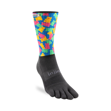 Injinji Spectrum Trail Midweight Crew Gummy Bears