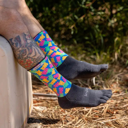 Injinji Spectrum Trail Midweight Crew Gummy Bears