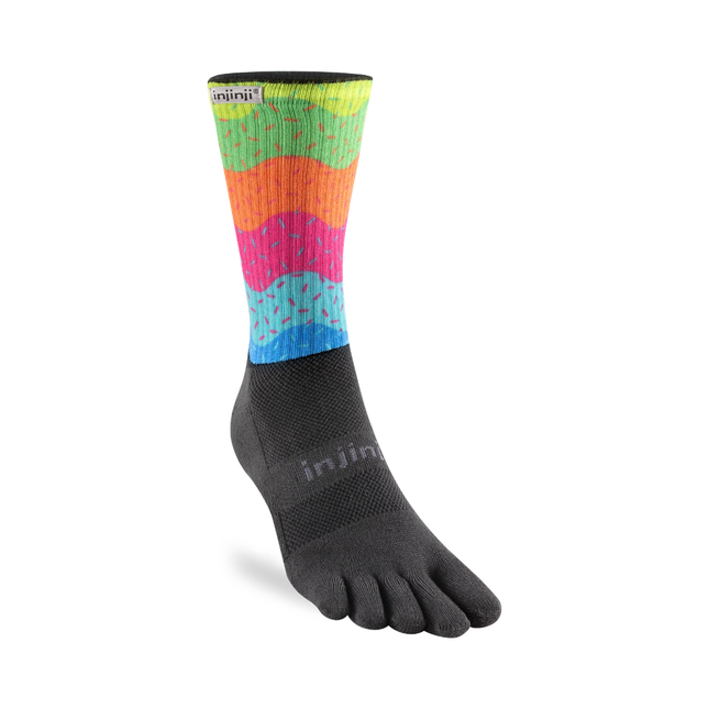 Injinji Spectrum Trail Midweight Crew Sprinkles