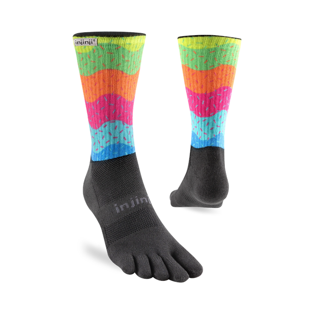 Injinji Spectrum Trail Midweight Crew Sprinkles