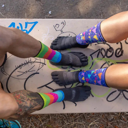 Injinji Spectrum Women's Trail Midweight Crew Party Time