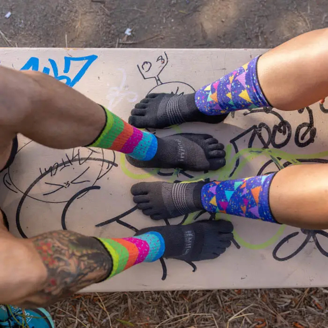 Injinji Spectrum Women's Trail Midweight Crew Party Time