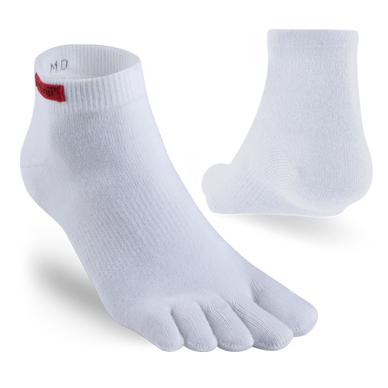 Injinji Sport Original Weight Mini Crew Coolmax White