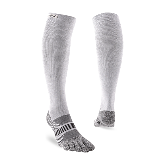 Injinji Women's Compression Over The Calf Gray