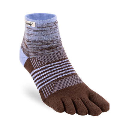 Injinji Women's Trail Midweight Mini-Crew Periwinkle