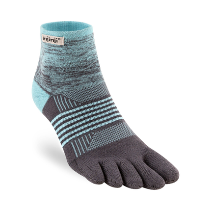 Injinji Women's Trail Midweight Mini-Crew Seascape