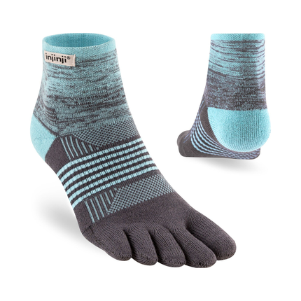 Injinji Women's Trail Midweight Mini-Crew Seascape