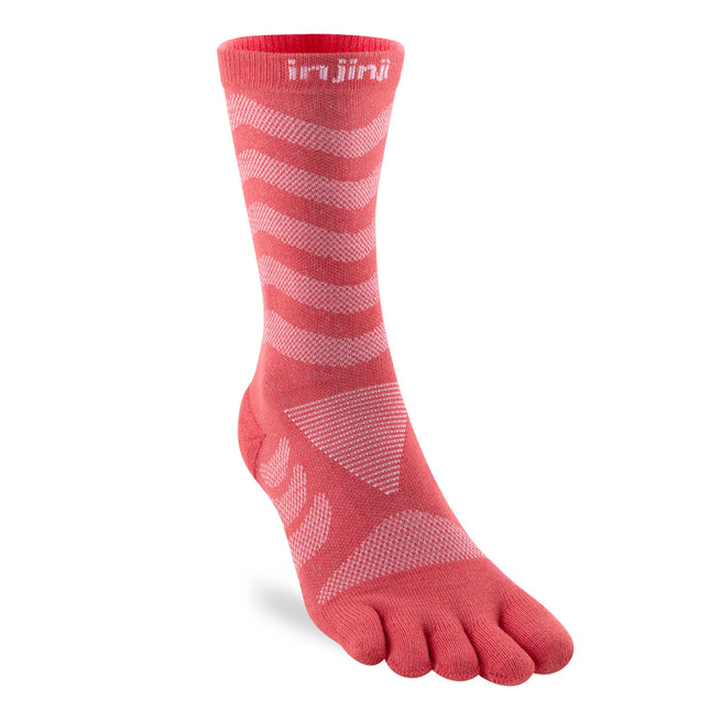 Injinji Women's Ultra Run Crew Coral