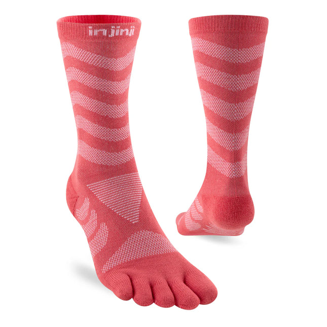 Injinji Women's Ultra Run Crew Coral