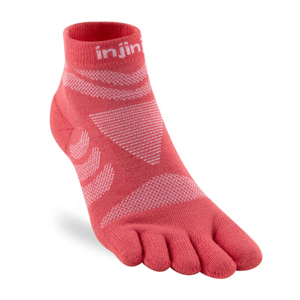 Injinji Women's Ultra Run Mini-Crew Coral