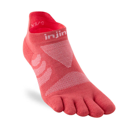 Injinji Women's Ultra Run No-Show Coral