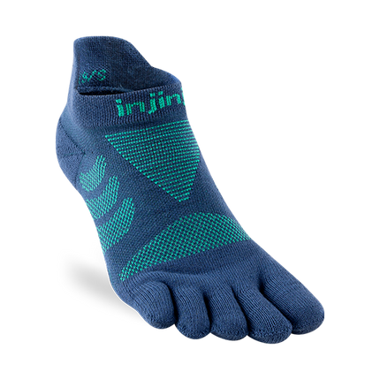 Injinji Women's Ultra Run No-Show Poseidon