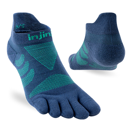 Injinji Women's Ultra Run No-Show Poseidon