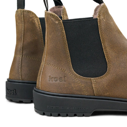 Koel Gavien Suede Felt Taupe