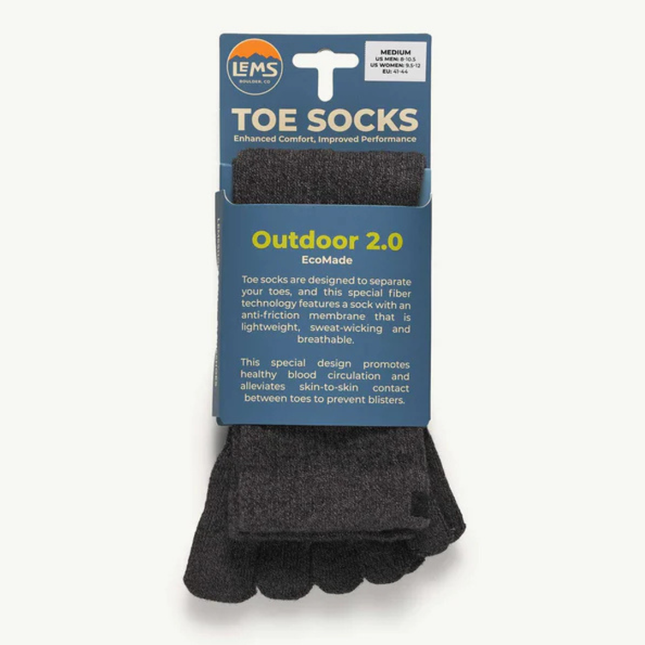 Lems Outdoor 2.0 EcoMade Crew Grey