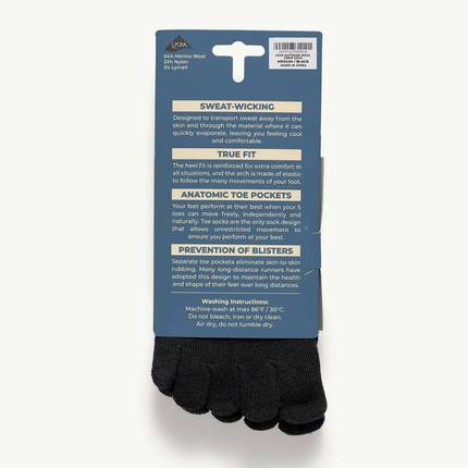 Lems Outdoor Warm Merino Crew Black