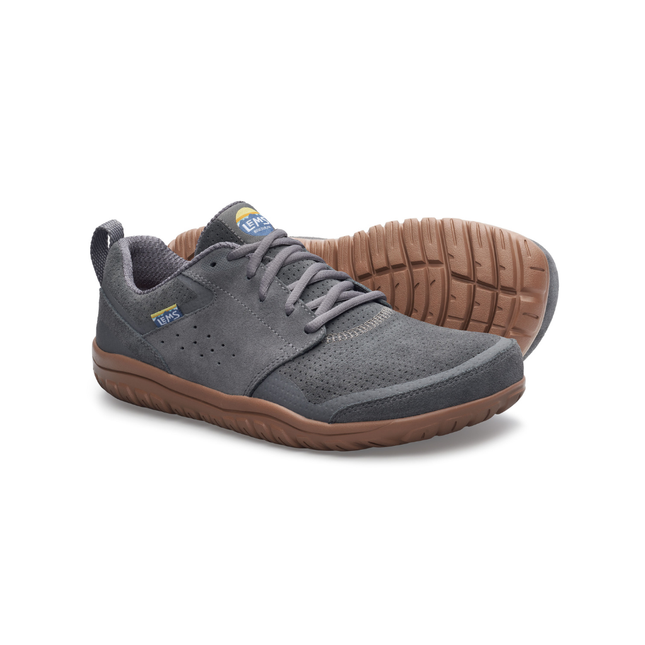 Lems Primal Zen Suede Graphite Unisex