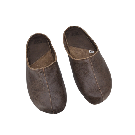 OmaKing Pantoffel SB221 Dark Brown