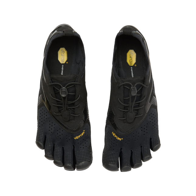 Vibram Fivefingers V-Run Total Black Mannen