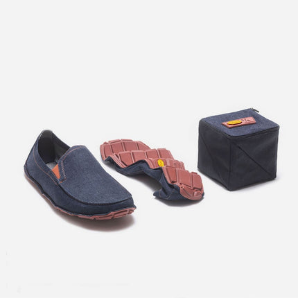 Vibram One Quarter Jeans Mannen Dark Blue/Brick