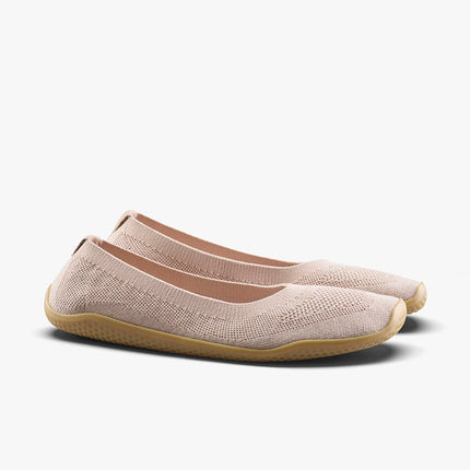 Vivobarefoot Asana Yin Ballerina Knit Rose Vrouwen