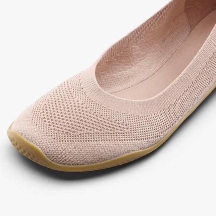 Vivobarefoot Asana Yin Ballerina Knit Rose Vrouwen
