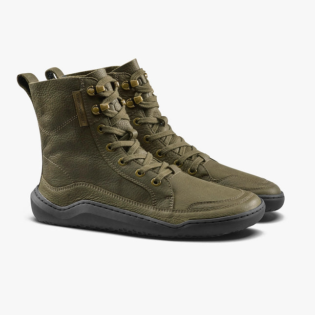 Vivobarefoot Gobi Boot Dark Olive Vrouwen