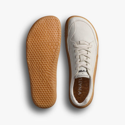 Vivobarefoot Gobi II Sneaker Premium Canvas Natural White Mannen