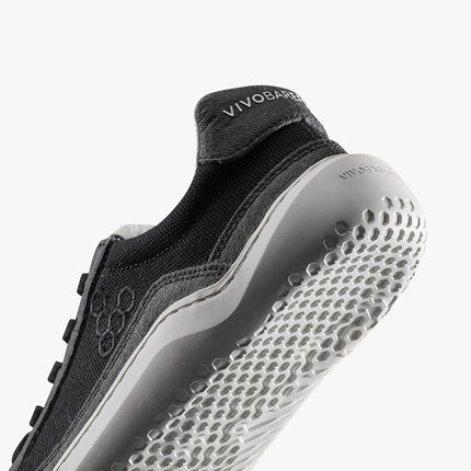 Vivobarefoot Gobi II Sneaker Premium Canvas Obsidian Vrouwen