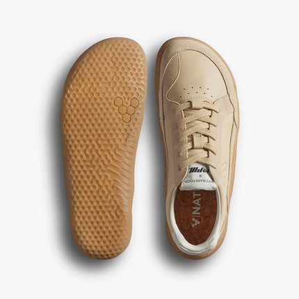 Vivobarefoot Gobi II Sneaker Premium Leather Desert Sand Vrouwen