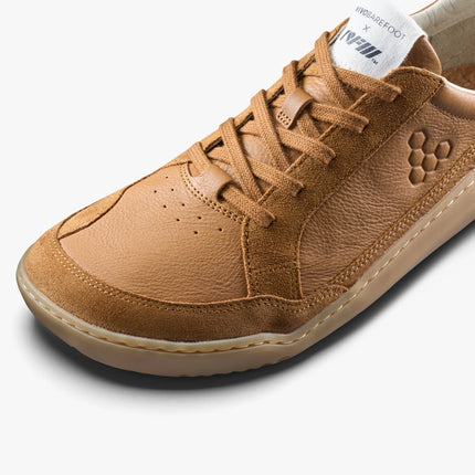Vivobarefoot Gobi II Sneaker Premium Leather Tan Mannen