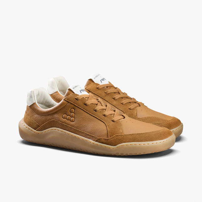 Vivobarefoot Gobi II Sneaker Premium Leather Tan Vrouwen