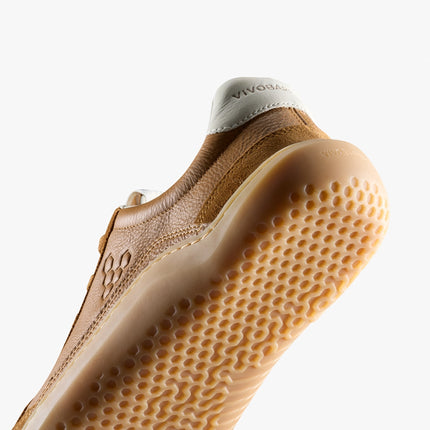 Vivobarefoot Gobi II Sneaker Premium Leather Tan Vrouwen
