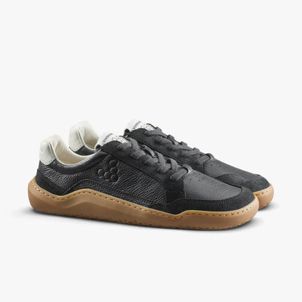 Vivobarefoot Gobi III Sneaker Leather Obsidian Vrouwen