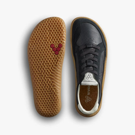 Vivobarefoot Gobi III Sneaker Leather Obsidian Vrouwen