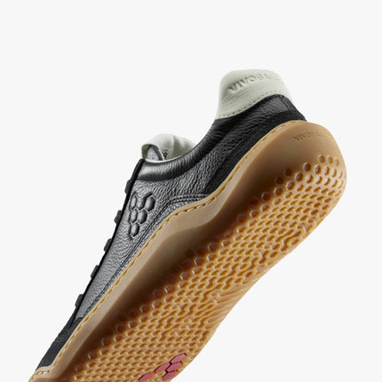 Vivobarefoot Gobi III Sneaker Leather Obsidian Vrouwen