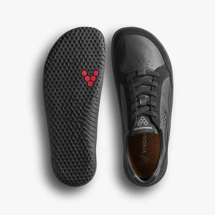 Vivobarefoot Gobi III Sneaker Leather Triple Obsidian Mannen