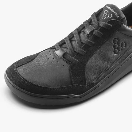 Vivobarefoot Gobi III Sneaker Leather Triple Obsidian Mannen